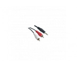 Cable Audio 1Xjack 3.5 A 2Xrca 1.5M Nanocable