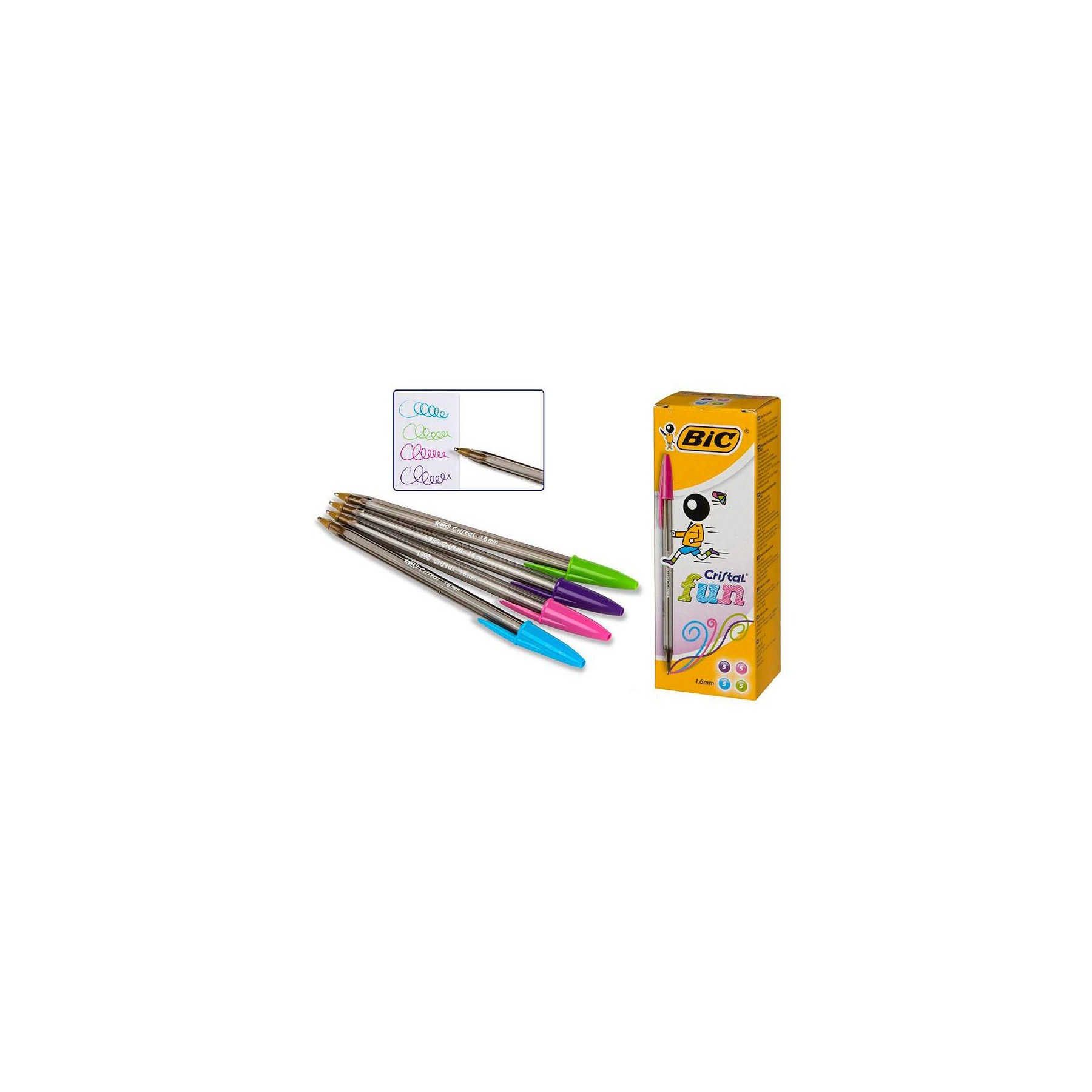 Boligrafo Bic colores 20 Unidades