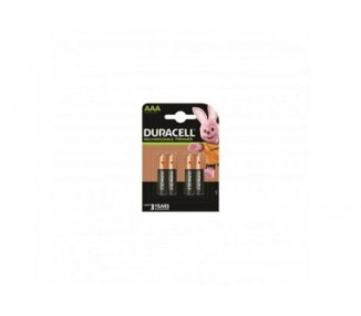 Pack De 4 Pilas Aaa Duracell Hr3-B/ 1.2V/ Recargables