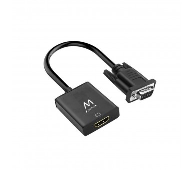 Ewent Cable Adaptador Vga  A  Hdmi M/H 0.20 Negro