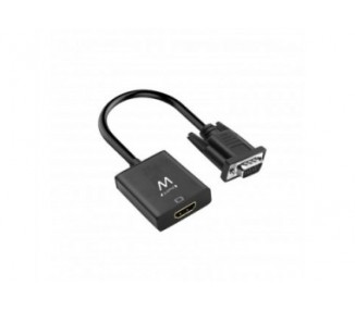 Ewent Cable Adaptador Vga  A  Hdmi M/H 0.20 Negro