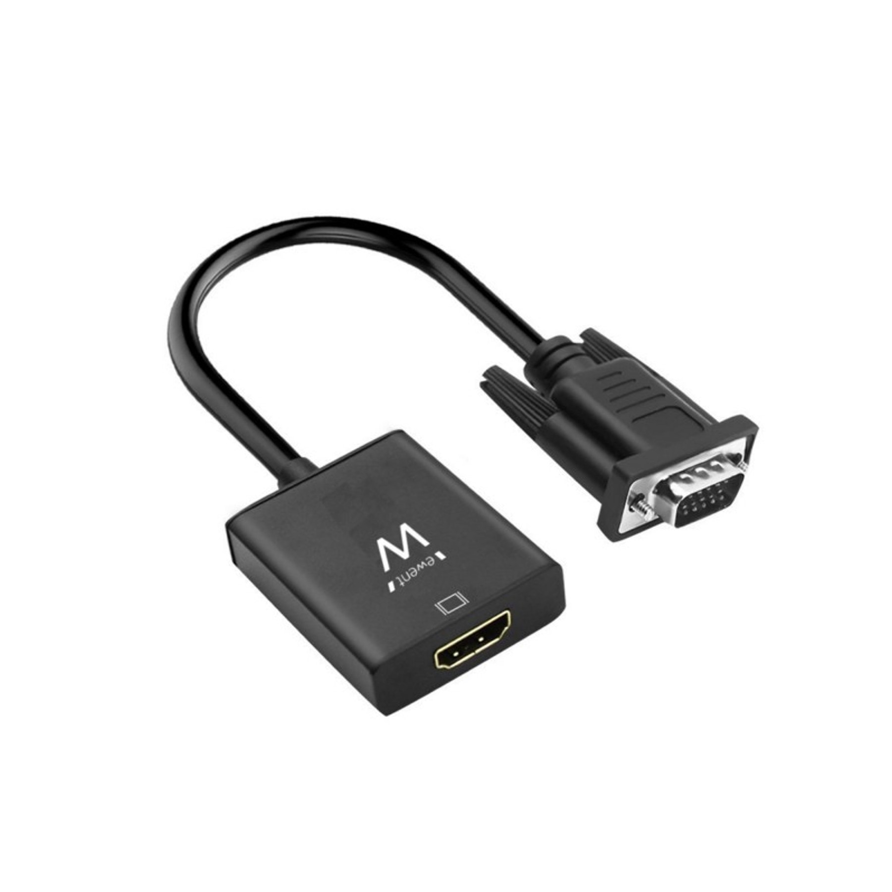 Ewent Cable Adaptador Vga  A  Hdmi M/H 0.20 Negro