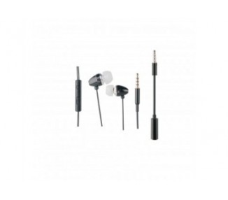 Auriculares Intrauditivos Muvit Muhph0016 Negros - Micrófono