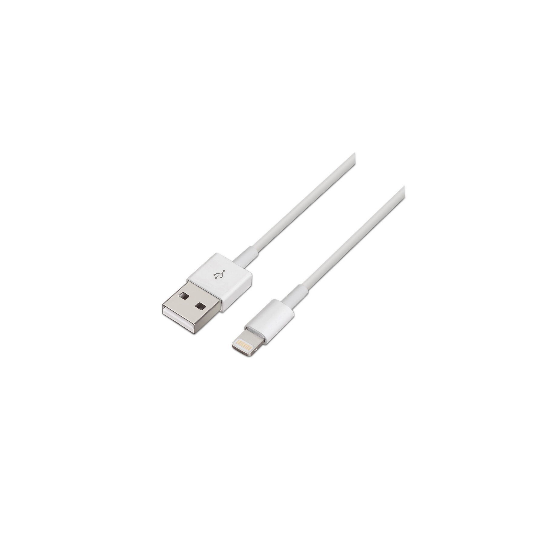 Cable Usb(A) A Lightning 2.0 Aisens 2M Blanco