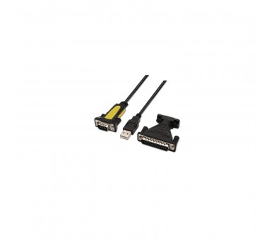 Adaptador Usb(A)M A Serie Rs232 Aisens 1.8M Negro