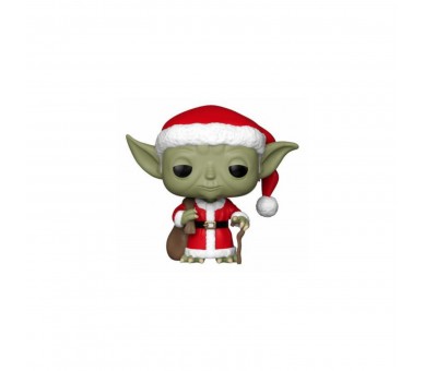 Figura Funko Pop Star Wars Holiday Santa Yoda