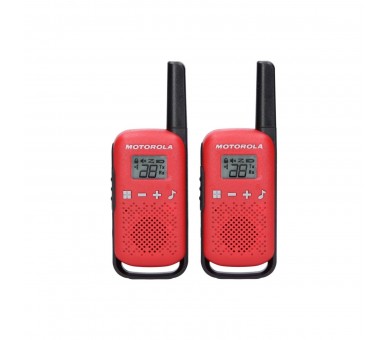 Walkie-Talkie Motorola Tlkr-T42 Rojo Packs 2