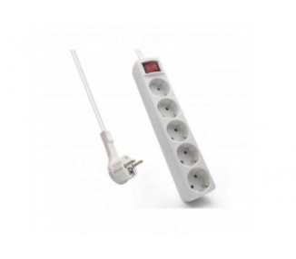 Regleta Ewent 5 Tomas Shucko Interruptor