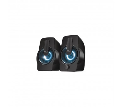 Altavoces 2.0 Trust Gemí Rgb Black - 12W (6W Rms) - Iluminac