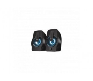 Altavoces 2.0 Trust Gemí Rgb Black - 12W (6W Rms) - Iluminac