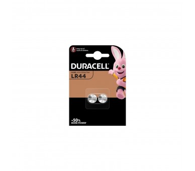 Pack De 2 Pilas De Botón Duracell Lr44/ 1.5V/ Alcalinas