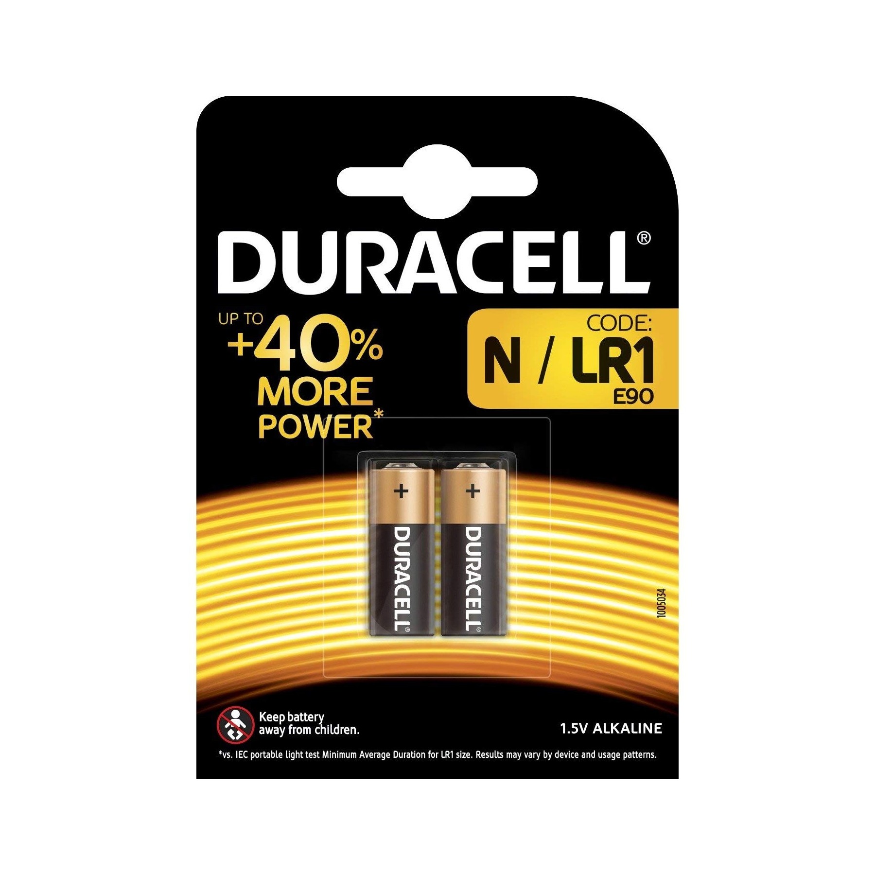 Blister 2 Pilas Duracell Batterie Security N Mn9100