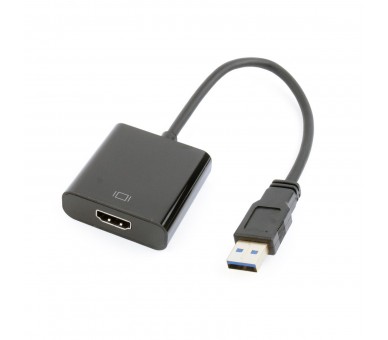 Adaptador De Pantalla O Monitor De Usb 3.0 A Hdmi, Negro