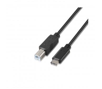 Cable Usb 2.0 Impresora Aisens A107-0053/ Usb Tipo-C Macho -