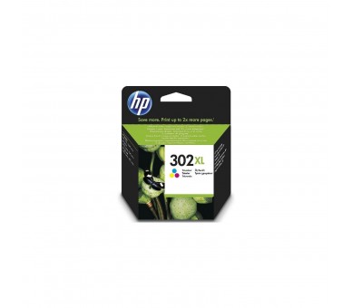 Hp Tinta Original Nº 302Xl Color Para Officejet 3830 / 383