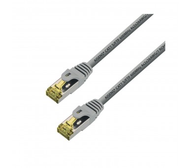 Cable De Red Rj45 S/Ftp Aisens 146-0332 Cat.7/ 25Cm/ Gris