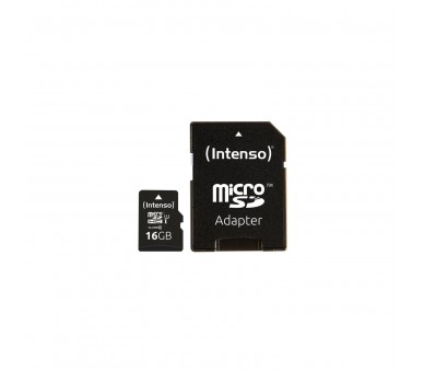 Tarjeta Micro Sd Intenso 16 Gb Uhs-I + Adaptador