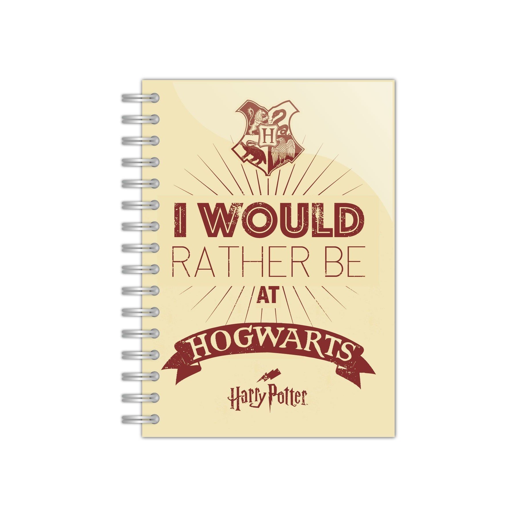 Cuaderno A5 I Would Rather Be At Hogwarts Harry Potter