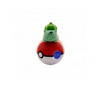 Lampara despertador Led Bulbasaur Pokeball Pokemon