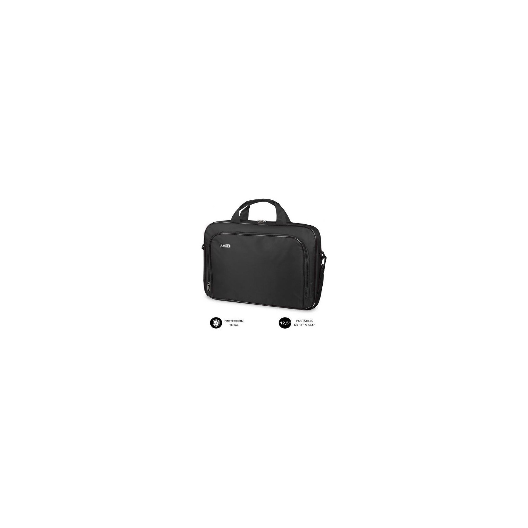 Maletín Subblim Oxford Para Portátiles Hasta 12.5"/ Negro