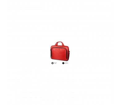 Maletín Subblim Oxford Para Portátiles Hasta 16"/ Rojo