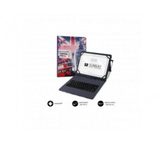 Funda Con Teclado Subblim Keytab Usb England Para Tablet De