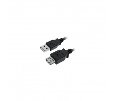 Cable Alargador Usb 2.0 Nanocable 10.01.0202-Bk/ Usb Macho -