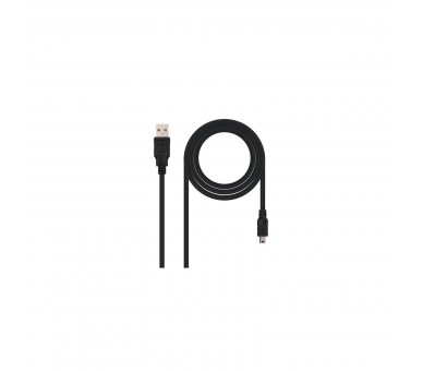 Cable Usb 2.0 Nanocable 10.01.0401/ Usb Macho - Miniusb Mach