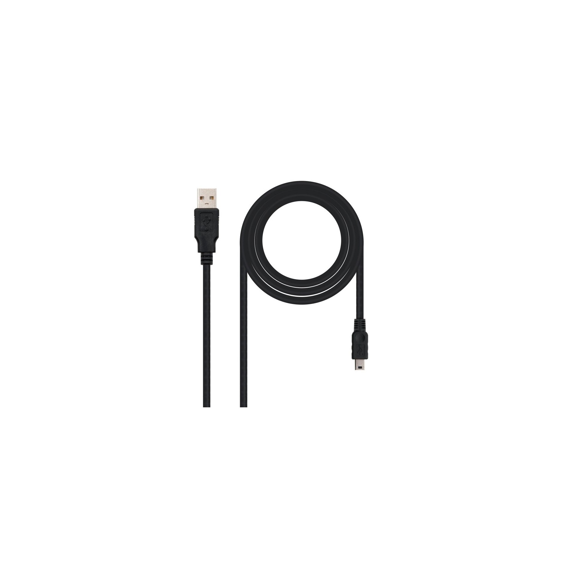 Cable Usb 2.0 Nanocable 10.01.0401/ Usb Macho - Miniusb Mach