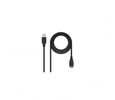 Cable Usb 3.0 Nanocable 10.01.1101-Bk/ Usb Macho - Microusb