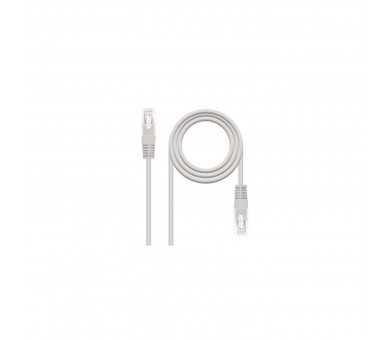 Cable De Red Rj45 Utp Nanocable 10.20.1300 Cat.6/ 50Cm/ Gris