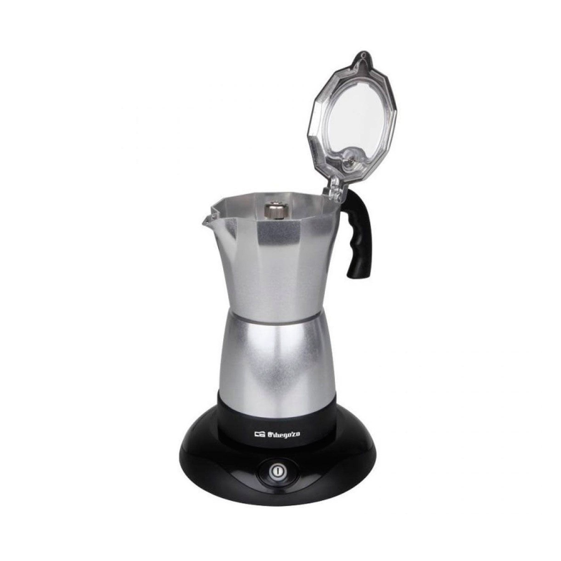 Cafetera Orbegozo Kfe 660 480W 3/6 Tazas Tapadera Con Ventan