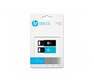 Pack 2 Memorias Usb 2.0 Hp