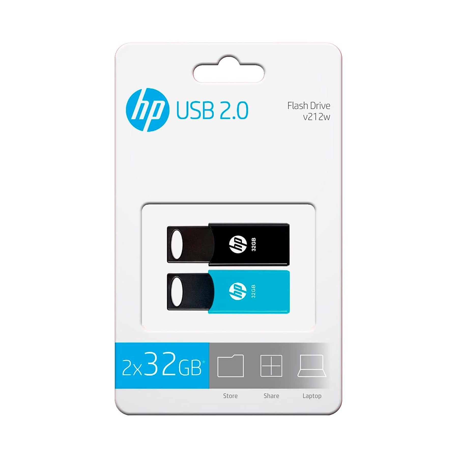 Pack 2 Memorias Usb 2.0 Hp