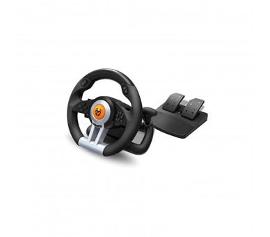 Volante Y Pedales Krom K-Wheel Multiplataforma Negro