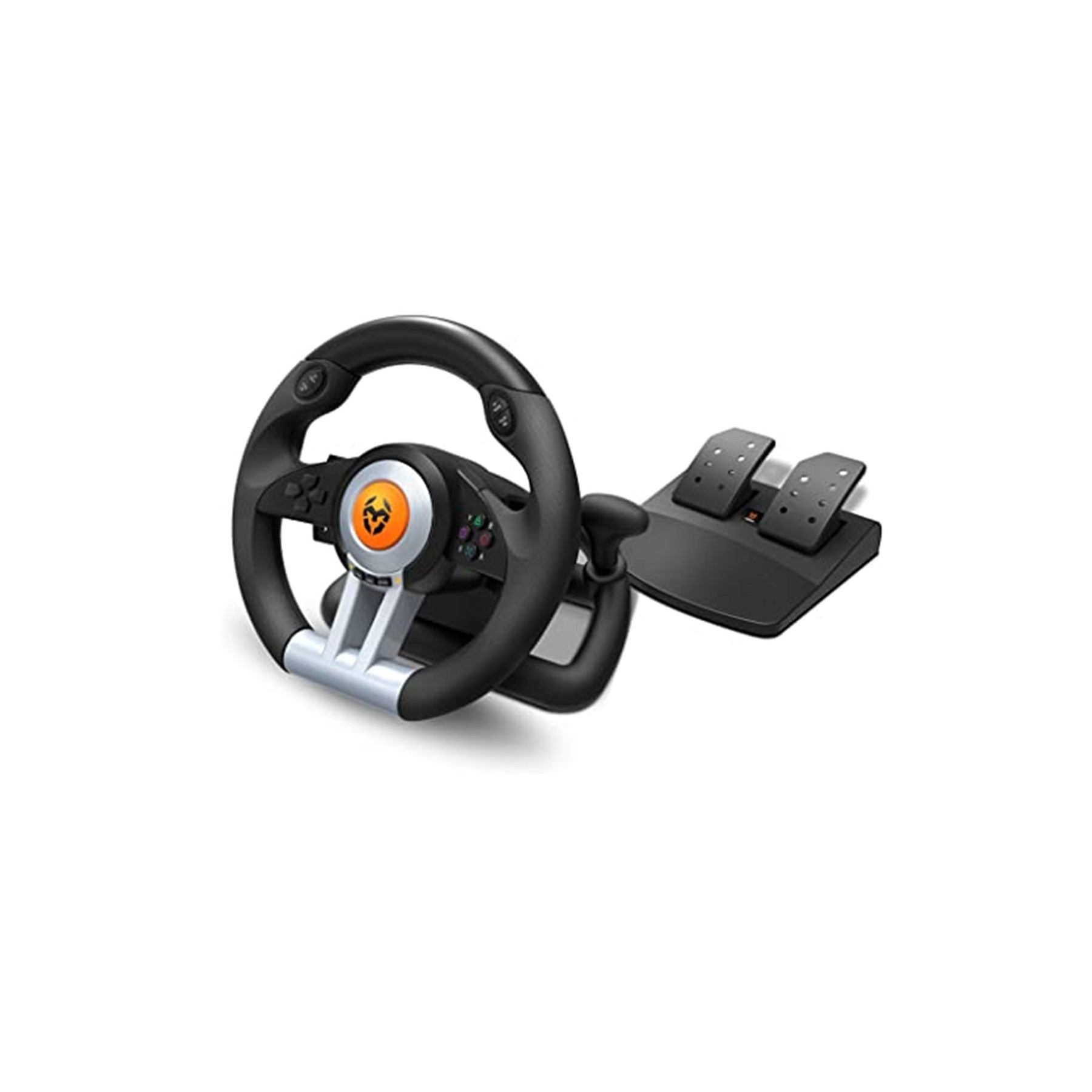 Volante Y Pedales Krom K-Wheel Multiplataforma Negro