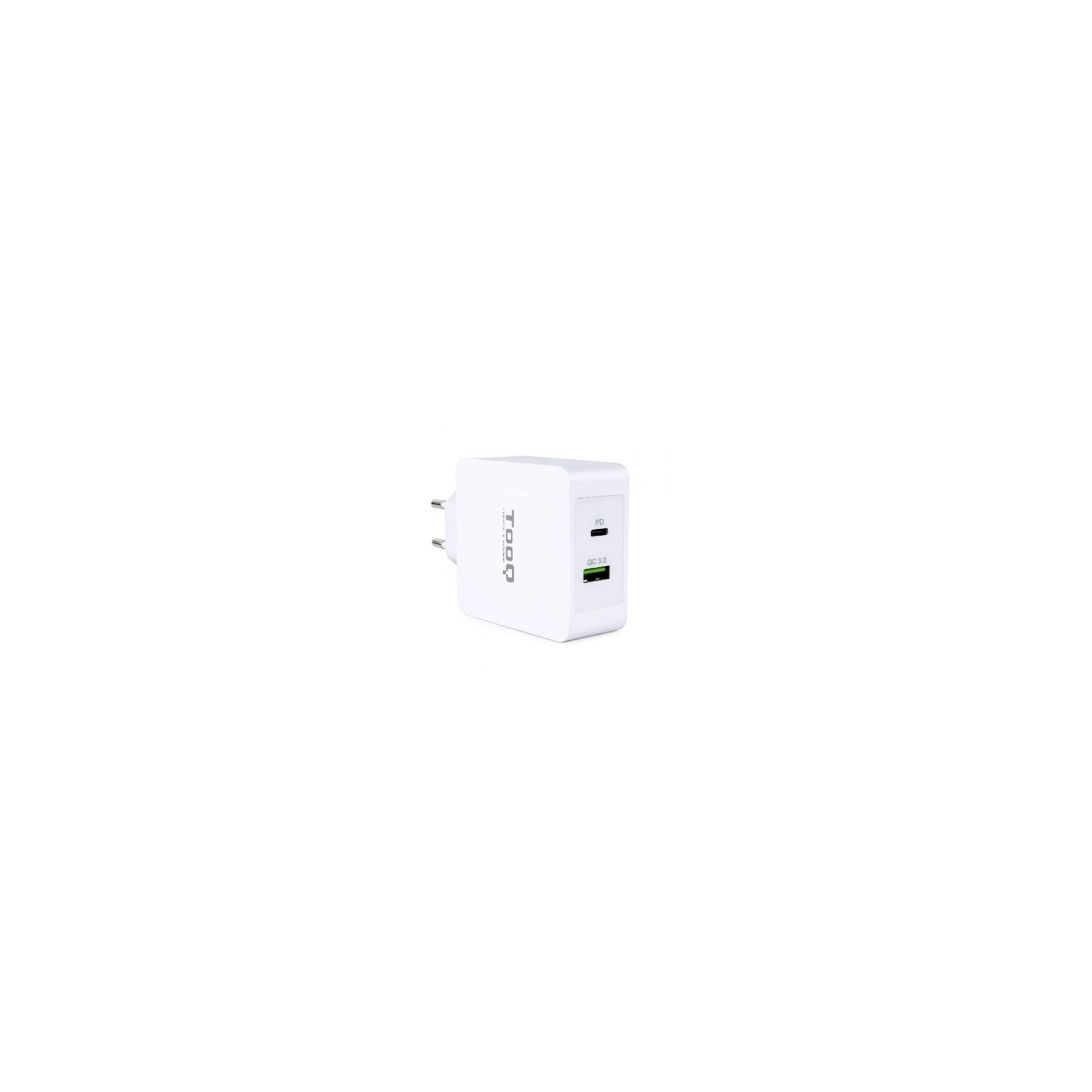 Cargador De Pared Tooq Tqwc-2Sc03Wt/ 1Xusb Tipo-C/ 1Xusb/ 48