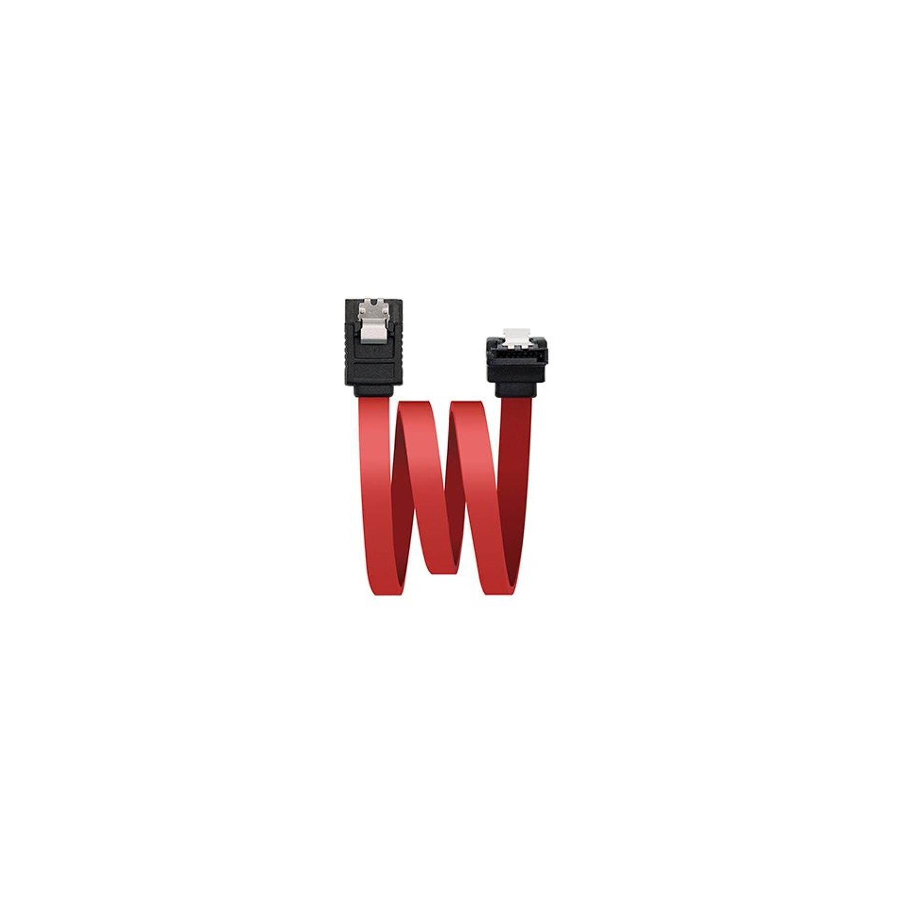 Cable Datos Sata Acodado Nanocable 0.5M Rojo