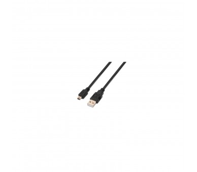 Cable Usb(A) A Mini Usb(B) 2.0 Aisens 1M Negro