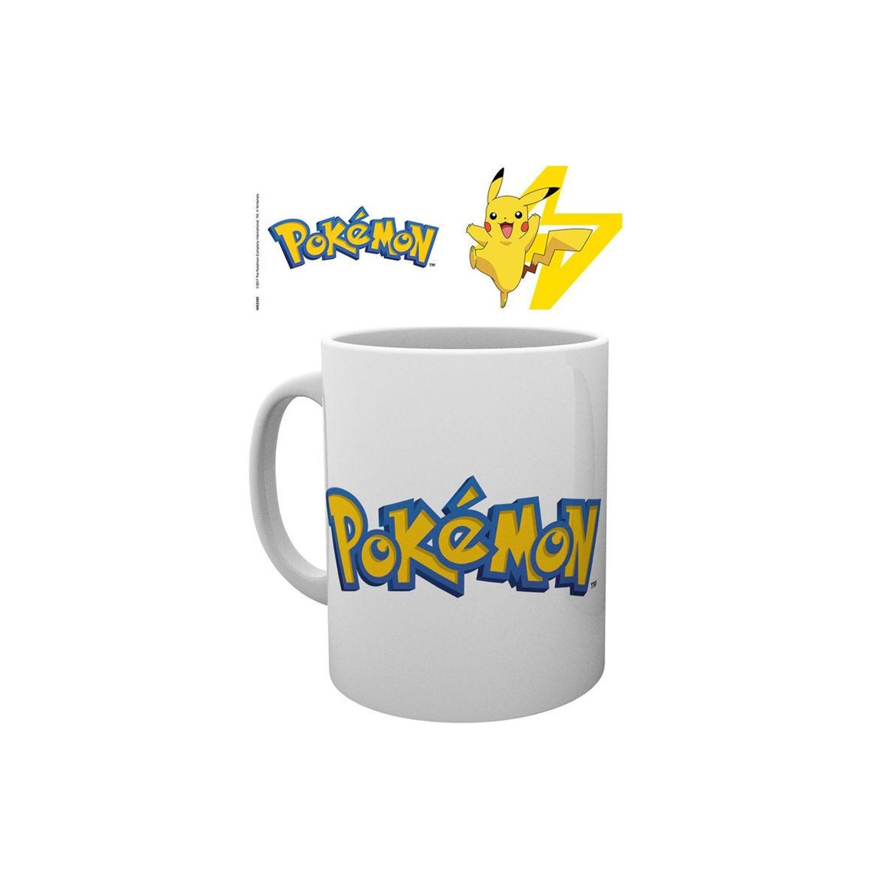 Taza Logo Pokemon And Pikachu