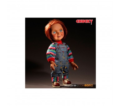 Figura Articulada Parlante Mueñco Diabolico Chucky 38Cm