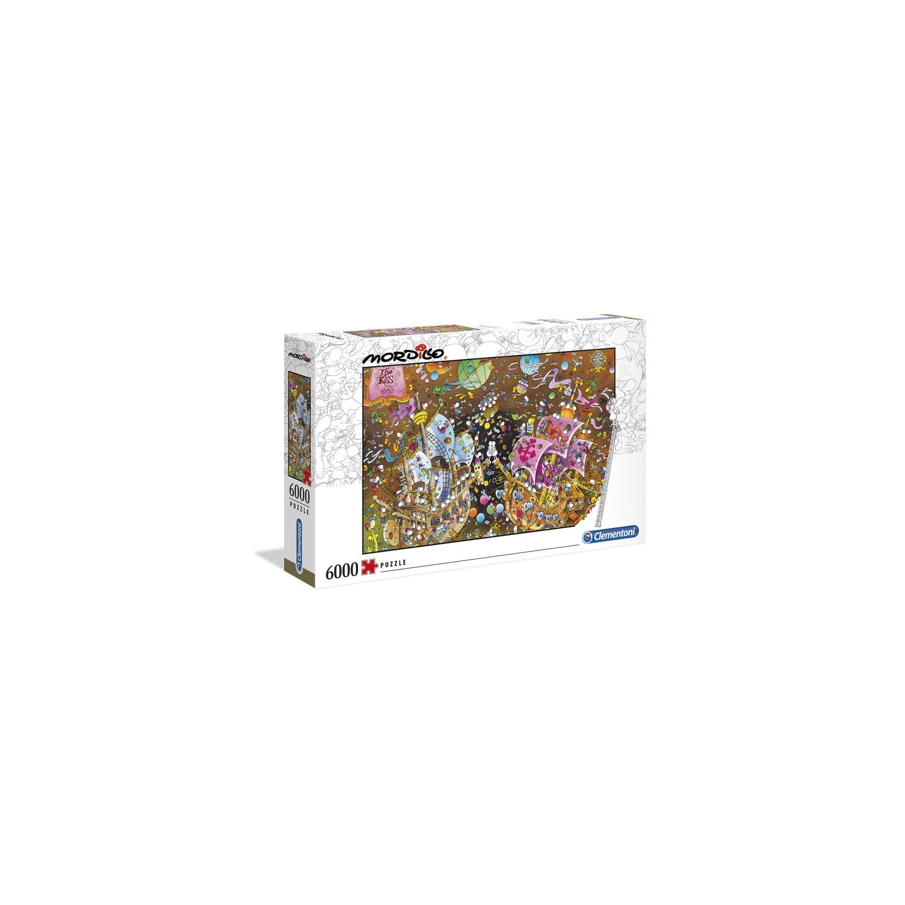 Puzzle High Quality The Kiss Mordillo 6000Pzs