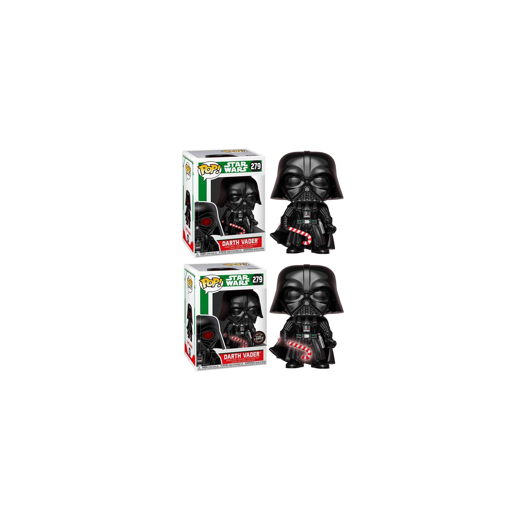 Figura Pop Star Wars Holiday Darth Vader 5 + 1 Chase 6 Unida