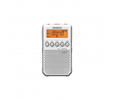 Sangean Dt-800 Blanco Radio Digital Bolsillo Am Fm Con Rds P