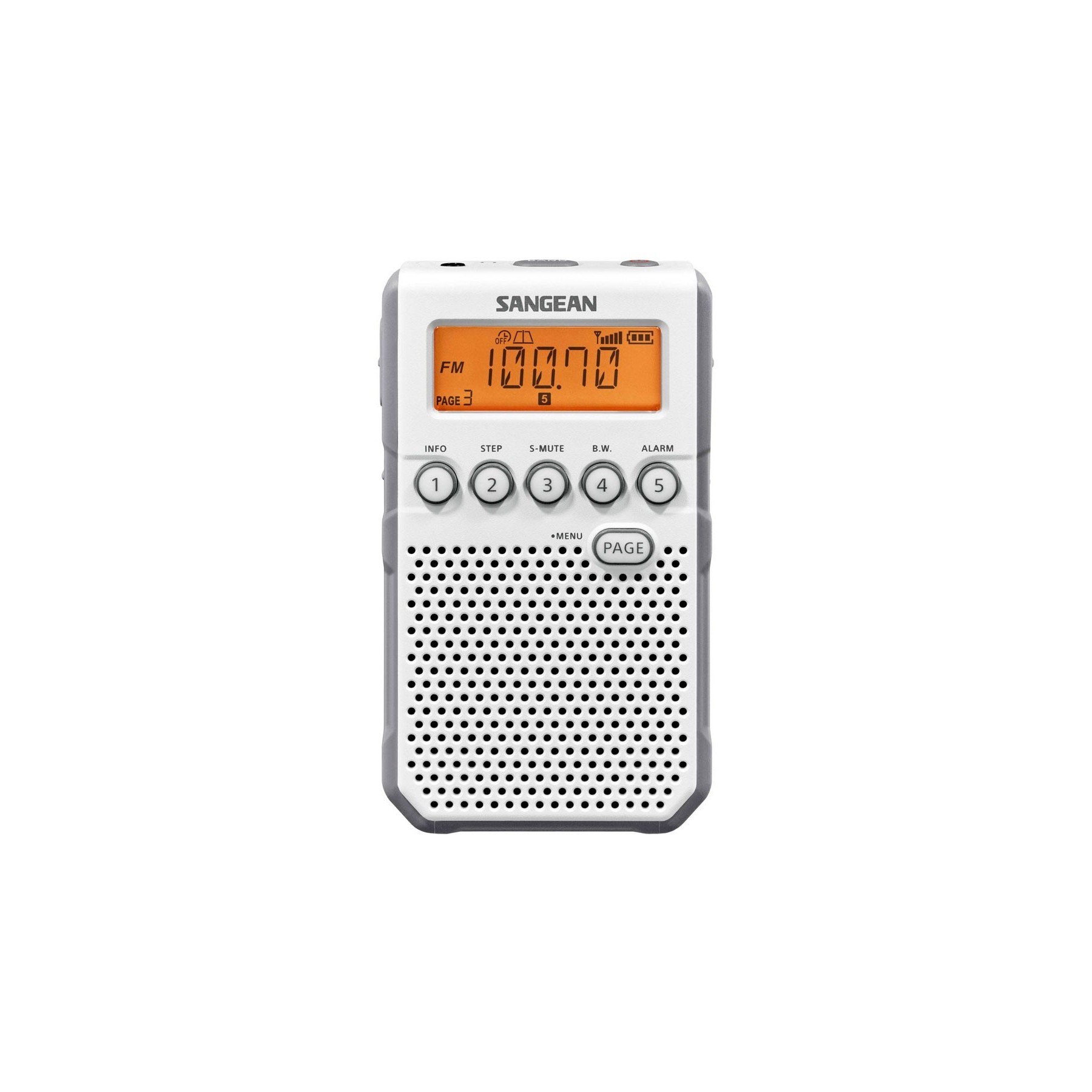 Sangean Dt-800 Blanco Radio Digital Bolsillo Am Fm Con Rds P