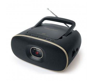 Muse Md-202 Vt Negro Radio Cd Portátil Cd-Rw Fm/Am Con Altav