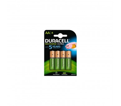 Blister 4 Pilas Duracell Recargable Hr6 Aa 2400Mah