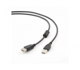 Gembird Cable Usb 2.0  A/M-A/H 1,8 Mts Ngr Ferr