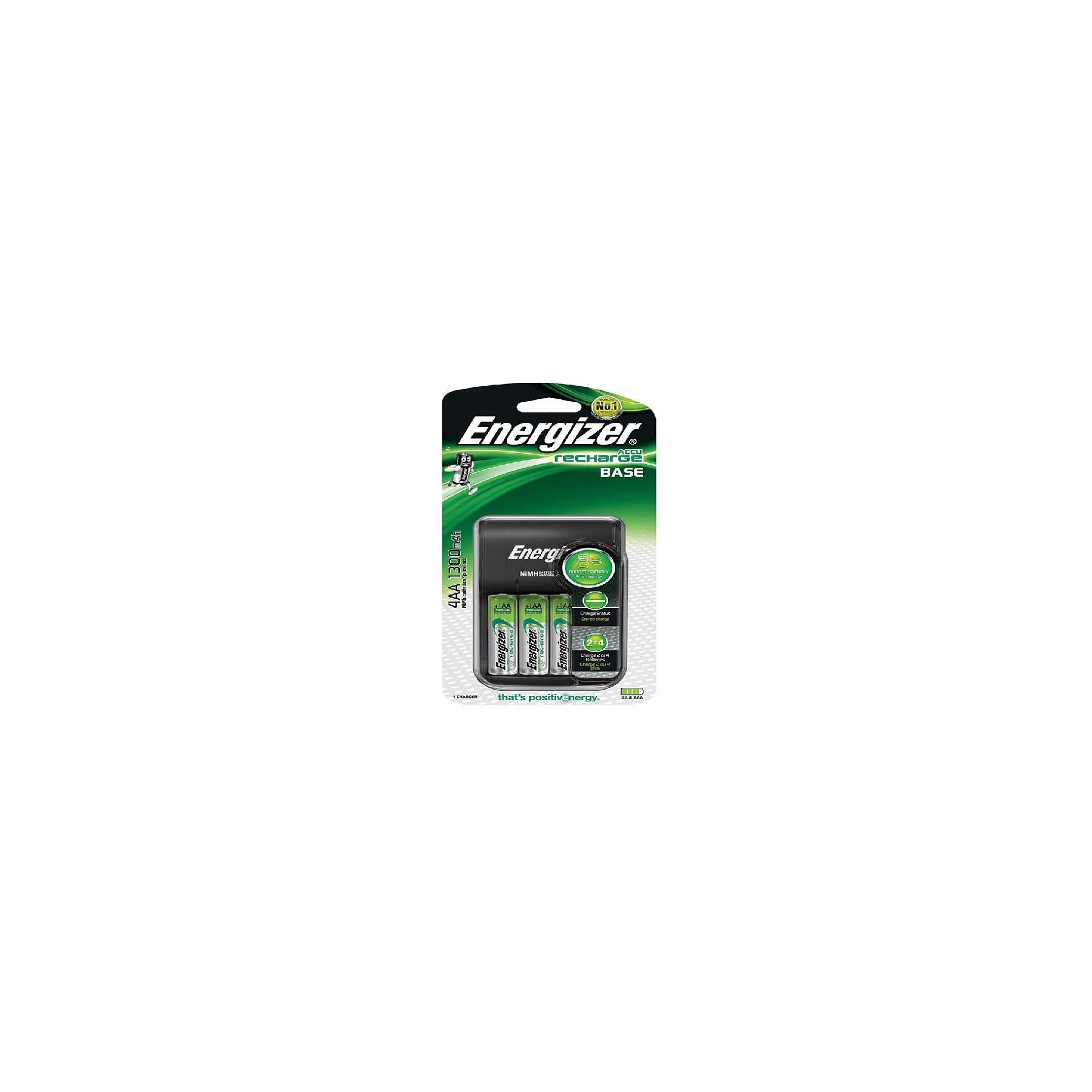 Cargador De Pilas Recargable Energizer Power Plus +4 Hr6 Aa