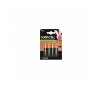 Pack De 4 Pilas Aa Duracell Hr6-B/ 1.2V/ Recargables